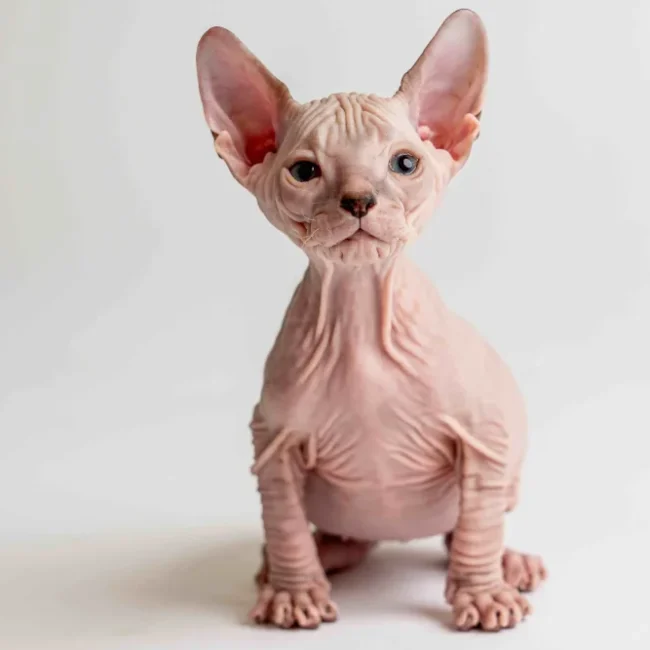 Quinny - kočička plemene Donský sphynx